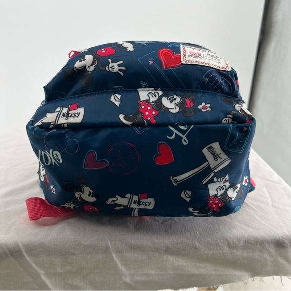 Disney Parks Mickey & Minnie Sweethearts Nylon Mini Backpack - Picture 6 of 12